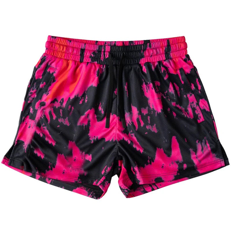 Summer American Sports Basketball Shorts Men'S But Knee Fitness Running Casual Sports Quarter Pants - Image 1